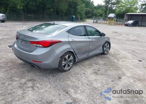 2014 Hyundai Elantra Sport from USA, damaged, VIN KMHDH4AH9EU119618